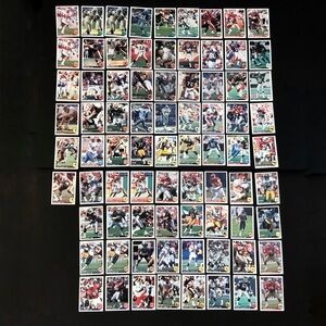 1992 Fleer Football Cards Lot of 78 | Steve Young NFL Card NM